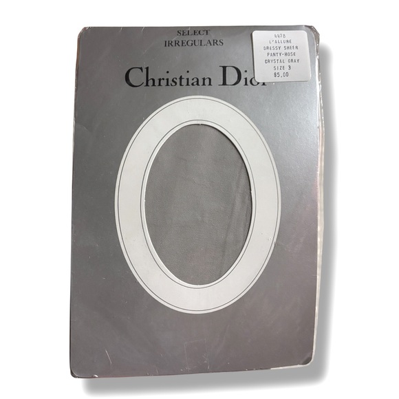 CHRISTIAN DIOR L’Allure Dressy Sheer Panty Hose Select Irregular VINTAGE - Picture 1 of 4